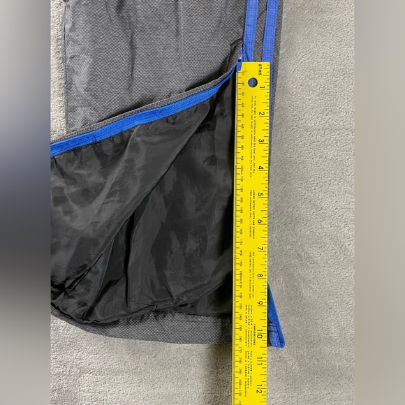 Adidas Pants Climalite Warm Up Track Pants Size Mens Medium M Leg Gray Blue - Picture 12 of 13